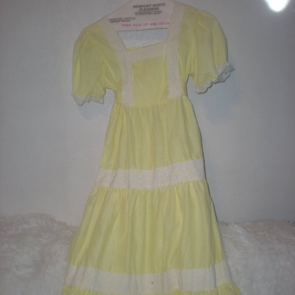 GUNNE SAX  by JESSICA  Dress   Size 12    Kid's   Girl's  Yellow  Summer
